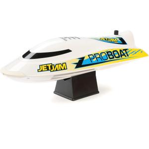 Pro Boat RC Jet Jam V2 12" Self-Righting Pool Racer Brushed RTR Batteries for Transmitter Not Included White PRB08031V2T2