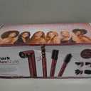 Shark FlexStyle Air Styling & Drying System, Powerful Hair Dryer Brush & Multi-Styler with Auto-Wrap Curlers, Diffuser, Paddle Brush, Round Brush, Concentrator Attachment, Black Cherry, HD457CR