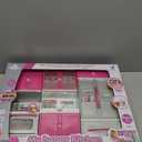 Doll Kitchen Playset for Kids, My Modern Mini Kitchen House Furniture Pretend Play Toy Accessories Set with Realistic Lights & Sounds for Toddlers, Girls (3-in-1)