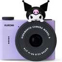 Kuromi Mini Kids Digital Camera & Video Camcorder by Kidamento, 32GB Memory Card, Adjustable Soft Strap Lanyard, Scavenger Hunt Momento Book - Model A Kuromi