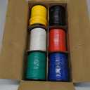 14 Gauge Wire 600FT, 14 AWG Auto 100ft Each Spool, 6 Colors Copper Clad Aluminium Low Voltage Electrical, Hookup Wire Kit for Breadboard/Automotive/DIY/Battery