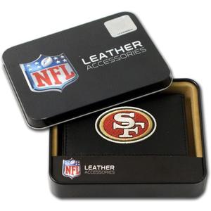 Rico Industries NFL Football Embroidered Tri-fold Wallet