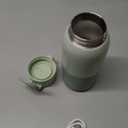 Momcozy Portable Bottle Warmer for Travel  Dual Heating Modes for Breast Milk & Water, Portable Milk Warmer with Fast Heating & Long Battery Life, 17 Ounces Large Capacity to Meet Your All-Day Needs (Gradual Change of Green)