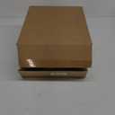 Anzoymx Stainless Steel Bathroom Trash Cans 1.8 Gallons Small Garbage Can with Pop up Lid, Dog Proof Narrow Wastebasket, Slim Waterproof Litter Trash Bins Set for Bedroom, Toilet, Office (White)