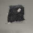 AURUZA Winter Gloves Men Women, Zipper Cycling Gloves Touch Screen, Windproof Warm Gloves Cold Weather, Anti-Slip Sports Gloves for Cycling Driving Running Hiking Climbing Skiing Sports (X-Large, Black)