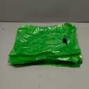 Choice Marts 200 Red & Green Merchandise Bags1.5Mil Thick 100 Red and 100 Green 9"x12" Glossy Suitable for Retail And Boutique With Handles
