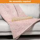 QWM Chunky Blankets Loom Knitting Looms Long Installation Free and Adjustable Foldable Portable Extra Loom Large 38,48,60, 72,84,96 Inch (38inch)