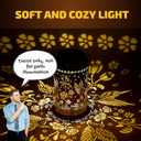 Solar Lanterns Outdoor Waterproof | Hummingbird Solar Lantern for Garden, Hanging Solar Light Decorative, Solar Hummingbird Lights, Garden Lantern Decor Gift