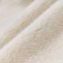 GRAN ORIENTE Womens Belted Winter Faux Fur Coats, Cropped Fuzzy Cuff Furry Zipper Up Warm Jackets Outwear (Beige, L)