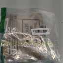 Tatuo 13.8 Inch Mini Tabletop Christmas Tree Skirt Decor Fit 13.7~27.5 Inch Smaller Xmas Tree Small Linen Burlap Trees Skirt for Desk Xmas New Year Party Holiday Family Winter Home Decor (Linen Color)