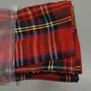 GTEXT 2 Pack Christmas Decor Red Plaids Pillow Covers Buffalo Check Throw Pillow Cover Tartan Cuhion Cover Case for Couch Sofa Home Decoration Cotton 18 x 18 Inches