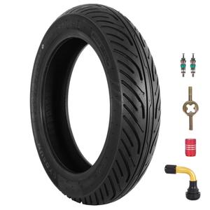 90/90-12 Tubeless Tire for Scooter, Moped, Tricycle - 6PR 59 J - 1 PACK