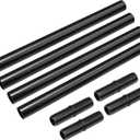 MECCANIXITY Solar Torch Light Extension Pole and Joint Kit 12 Inch Landscape Light Replacement Connector for Garden Pathway Lighting, 4 Set
