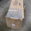 Shintenchi 4 Piece Patio Ratten Set Outdoor Furniture Set Wicker Conversation Set with Cushions and Tempered Glass Tabletop,Blue