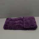 GRANNY SAYS Bathroom Rugs Non Slip Washable, Soft Bath Mats for Bath, 16" x 24", Super Absorbent Bath Mat Small Rug, Shaggy Bathroom Floor Mat, Tub and Shower, Purple