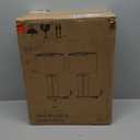 Kyrid 23.5'' Glass Table Lamp Set of 2 for Living Room with USB Ports and AC Outlets(Bulbs Included)