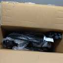 Comfort Zone 16-Inch Oscillating Pedestal Fan, 3-Speed High-Velocity Cooling, Adjustable Height & Tilt, Quad-Pod Folding Base, Black  ETL Listed