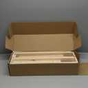 Wall Floating Shelves, Rustic Wood Shelf for Wall Mounted - Wooden Handmade Shelves for Bathroom Kitchen Livingroom - No Stain - DIY(Unfinished, 24 Inch - 2 Pack)