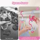 OUTXE 2-Pack Organizer Hooks for Bogg Bag Accessories, Multifunctional Stackable Storage ABS Hanger Hooks for X Large Medium Baby Bog Bag, Universal Rubber Tote Beach Bag Accessories
