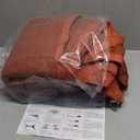 12' x 12' x 12' Orange Triangle Waterproof Sun Shade Sail UPF50+ AMTADT12 Canopy Awning Shelter, 98% UV Blockage Water Resistant, Outdoor Backyard Patio Garden Carport, Orange