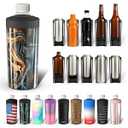 Frost Buddy Universal Buddy XL Can Cooler Fits 12-ounce, 16-ounce, 20-ounce, and 24-ounce Cans and Bottles - Keep Your Drinks Refreshingly Chilled for over 12 hours (Stir Crazy)