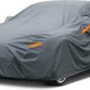 GUNHYI 16 Layers Car Cover Waterproof All Weather, Heavy Duty Outdoor Car Cover Universal Fit Sedan Toyota Camry, Tesla Model 3, Honda Accord, Nissan Altima, Kia K5/Stinger, Hyundai Sonata etc.