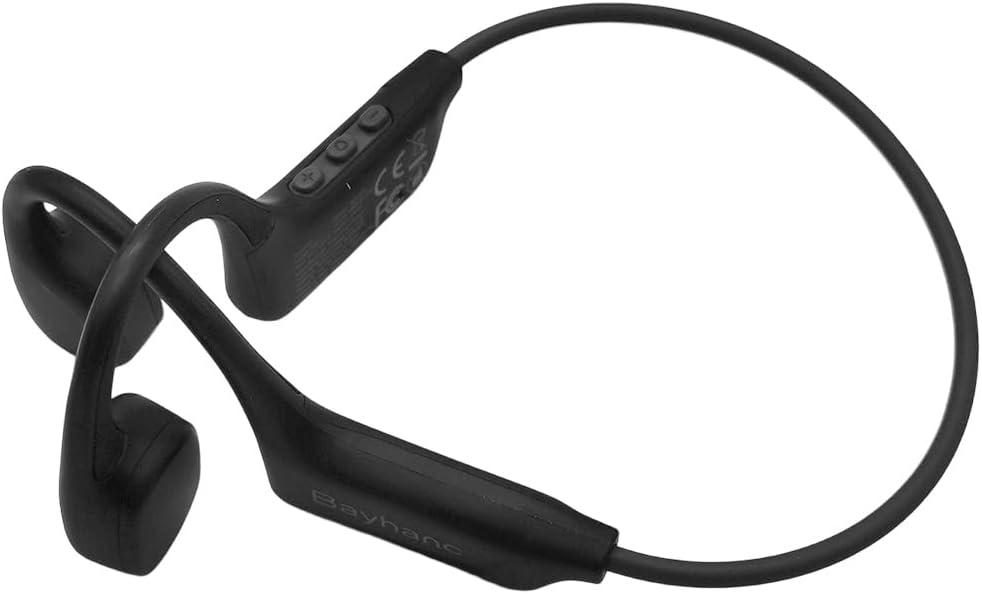 Bone Conduction Headphones, Open Ear Wireless Bluetooth 5.4 Headphones, 10H Playtime, Lightweight Sport Earbuds with Mic, Sweatproof Running Headset for Workout Cycling, Gray