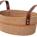 Storage Baskets for Organizing-11.81×9.06×5.91" - 1 Pack Bin with Handles - Woven Cotton Rope Baskets for Dog Toys, Books, Shelf, Bathroom,Closet -Stylish Storage-Ideal for Home Organization