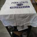 Graphic T-Shirt – White Base with Purple Graphic Print & Nittany Lions Oval Logo, 2XL