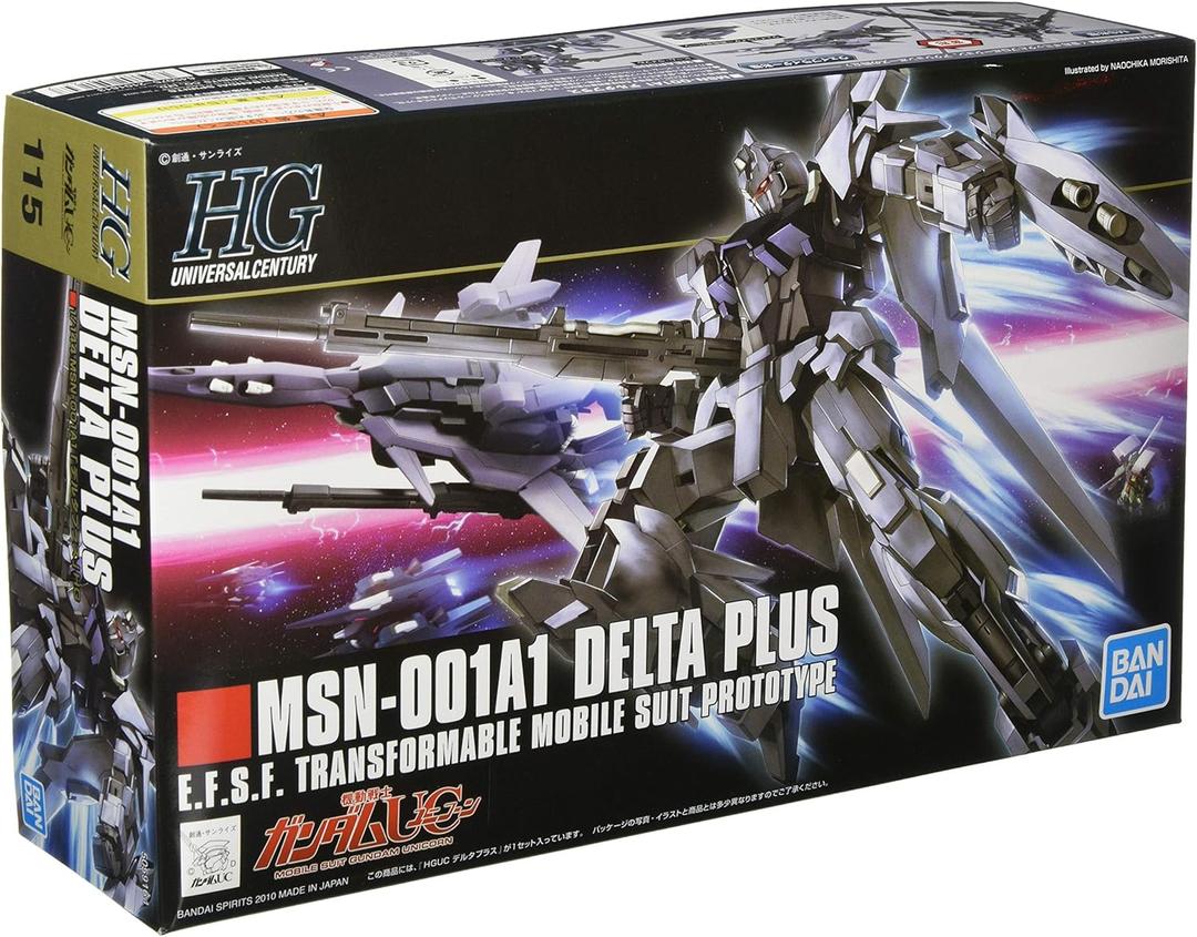 Bandai Hobby - #115 MSN-001A1 Delta Plus, Bandai HGUC 1/144 Scale Model Kit