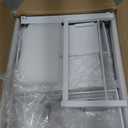 gianotter Dual Monitor Stand Riser, Desk Organizer With Drawer and 2 Pen Holders,Desk Organizers and Accessories, Pink Office Supplies (Pink)