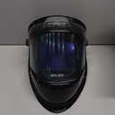 WHA100 Auto Darkening Welding Helmet-CE EN175 Certification-Solar&Battery Power-4 Sensors0.04ms Response Time-Optical grade 1/1/1/2-True Color Wide View Screen-Shade 8~12 for SMAW, MIG, TIG, GTAW