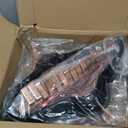 HOUSE DAY Velvet Pants Hangers with Clips 24 Pack, Ultra Thin Non Slip Velvet Skirt Hangers with Rose Gold Hooks Space Saving Clothes Hanger for Trouser, Skirts, Jeans, Dress, Coats (Black)