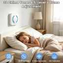 WiFi Wireless Doorbell Chime,Compatible with Google Nest Ring Blink No Wiring Needed, Easy Setup, Work with Alexa,No Range Limits,5-Volume, Supports 99+ Chimes, for Large Home Villa Apartment