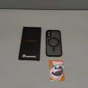 CANSHN Magnetic for iPhone 16 Case, Upgraded [Full Camera Protection] [Compatible with Magsafe] [Translucent Matte] Shockproof Protective Phone Case for iPhone 16 - Black