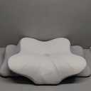 DONAMA Cervical Pillow for Neck and Shoulder,Contour Memory Foam Pillow,Ergonomic Neck Support Pillow for Side Back Stomach Sleepers with Pillowcase (Queen Size 24.8"Lx14.96"Wx5.51"H, Light Grey)