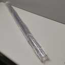 NECAUX 40 Inch Round Clear Table Cover Protector, 2mm Thick Upgraded Version, Unshrinkable Waterproof Scratch Resistant Plastic Tablecloth Protector Circle Table Pad for Dining Room Table Office Desk