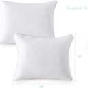 Seward Park Bed Pillow Standard Size Set of 2, Shams Insert 20 x 26 inch, Down Alternative Cooling Pillows for Stomach, Side or Back Sleeper