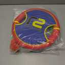 Fun Bouncy Paddle & Stringy Ball Toss & Catch Game - Easy to Use for Kids All Ages - Soft Foam Design for Safe Play Indoors or Outdoors - Also Works as Flying Disc - Great Gift Idea for Boys & Girls