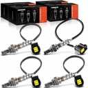 A-Premium O2 Oxygen Sensor Compatible with Jeep Grand Cherokee, Cherokee & Dodge Grand Caravan, Charger, Journey, Durango, Challenger, Avenger & Chrysler Town, Upstream & Downstream, 4-PC Set