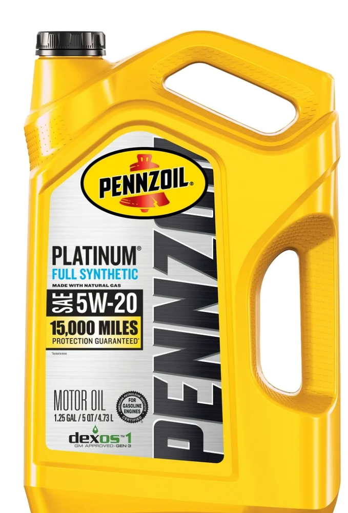 Pennzoil 5W-20 Platinum Synthetic Motor Oil , 2Pac