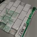 Yoillione Peel and Stick Backsplash for Kitchen: Self Adhesive Wall Tiles for Bathroom - Vinyl Thick Back Splash Tile (10, White with Black Trim)