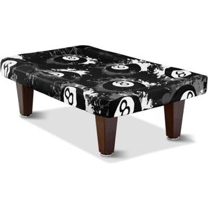 MABOZOO 8 Ball Pattern Billiard Pool Table Cover, Waterproof and Tearproof Snooker Table Cover for PoolTable, Indoor/Outdoor Pootable Accessories for Protecting Felt