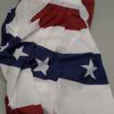 American Pleated Fan Flag,3 X1.5 Ft USA Patriotic Flag Bunting Half Fan Banner Decoration Indoor/Outdoor (4pcs)