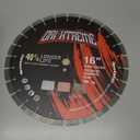 16 Inch Diamond Concrete Saw Blade, Segmented General Purpose Blade Dry/Wet Cutting Concrete, Reinforced Concrete, Masonry, Brick, Block,1"-20mm Arbor
