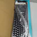 Wired Keyboard and Mouse Combo with Palm Rest,Full-Sized Ergonomic Computer Keyboard and Optical Wired Mouse for Windows, Mac OS Desktop/Laptop/PC-Black
