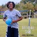 Franklin Sports Volleyball + Badminton Sets - Beach + Backyard Game Set - Volleyball, Pump, Badminton Rackets, Birdies, Net + Poles Included