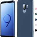 LeYi for Galaxy-S9-Plus Phone Case: Samsung Galaxy S9 Plus Case Anti-Scratch Microfiber Lining, Full-Body Liquid Silicone Cover for Samsung S9 Plus, Blue