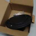 JeCar Gas Cap Cover Aluminum Fuel Filler Door for Jeep Wrangler 1997-2006 TJ, Black
