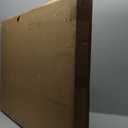 Irregular Asymmetrical Wall Mirror, 48" x 24" Flannel Wrapped Wooden Frame Frame Mirror for Living Room Bathroom Entryway, Hanging or Leaning Against Wall (Grey)